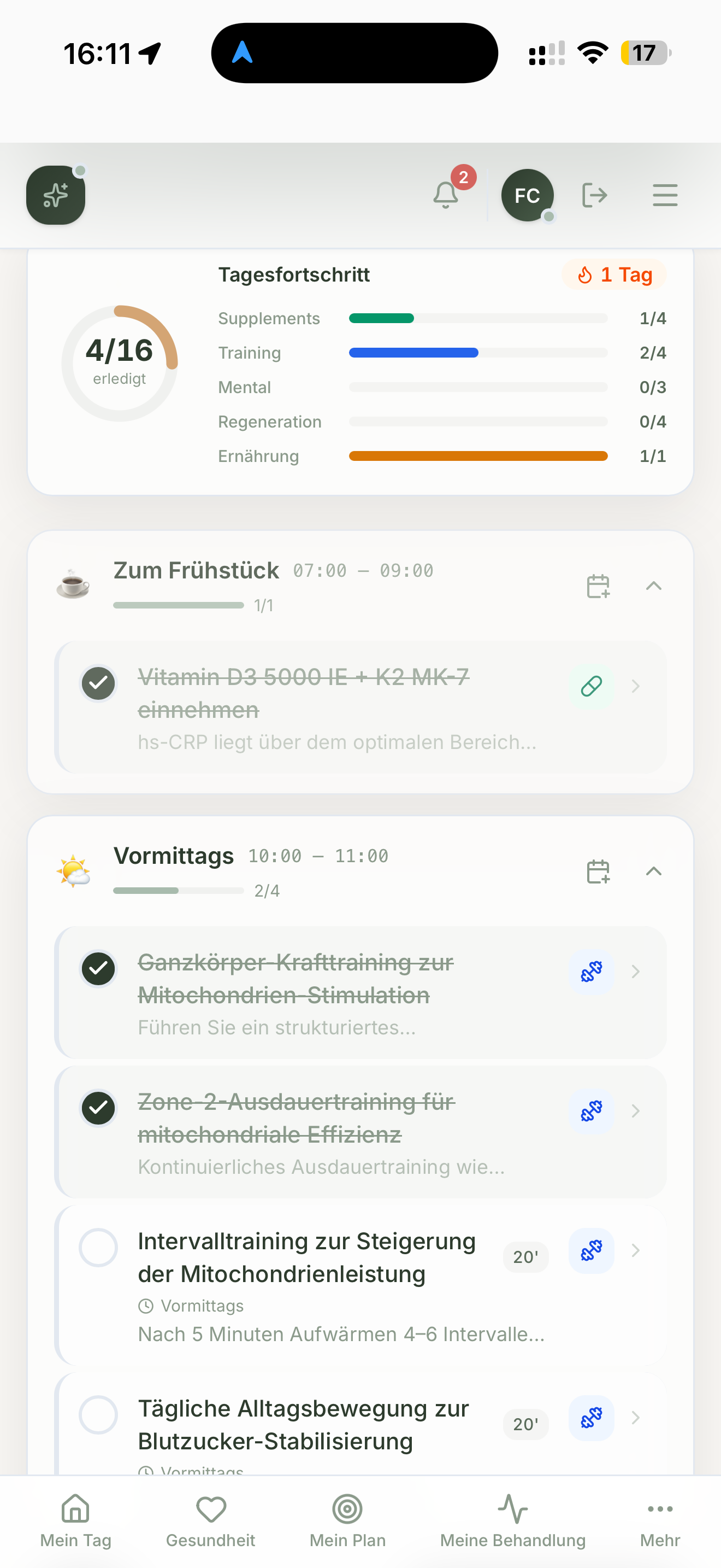 SLOW Concierge: Tägliche Aufgaben